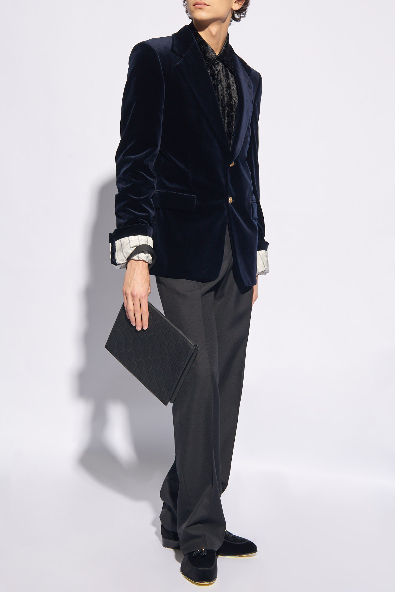 Black Pleat - front trousers Gucci - SchaferandweinerShops